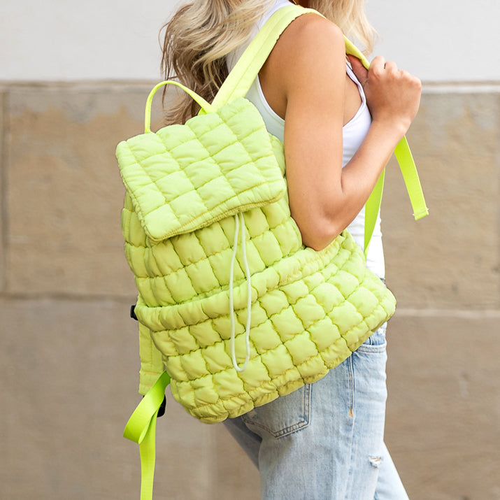 Stevie Quilted Puffer Backpack