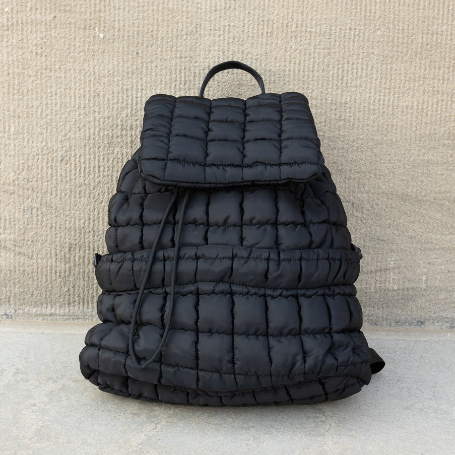 Stevie Quilted Puffer Backpack