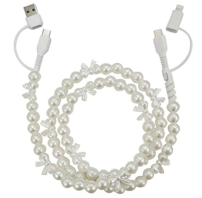 BEADED 4-IN-1 FAST CHARGING PHONE OR DEVICE CHARGER | 6 DESIGNS AVAILABLE