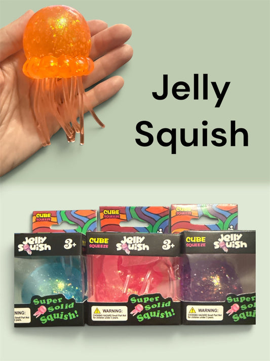 JELLY SQUISH SENSORY TOYS | JELLY FISH THEME FUN