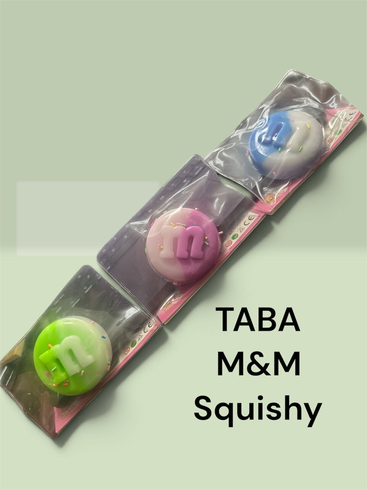 POPULAR CANDY TABA SQUISHY PACKAGES | MULTI-SENSORY TOY - YOU PICK THE COLOR