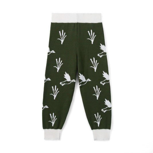 Mallard Duck Knit Jogger Pants
