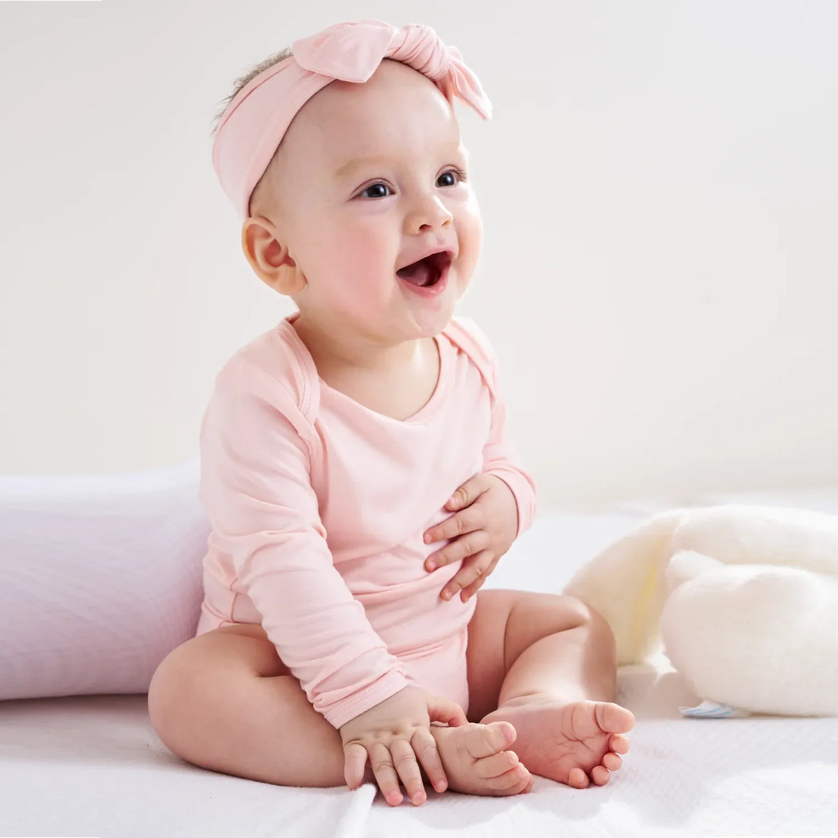 Bamboo Baby Bodysuit in Mary Rose