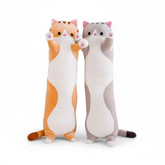 Long Cat Plush Pillow 26 Inch Soft Stuffed Animal for Kids