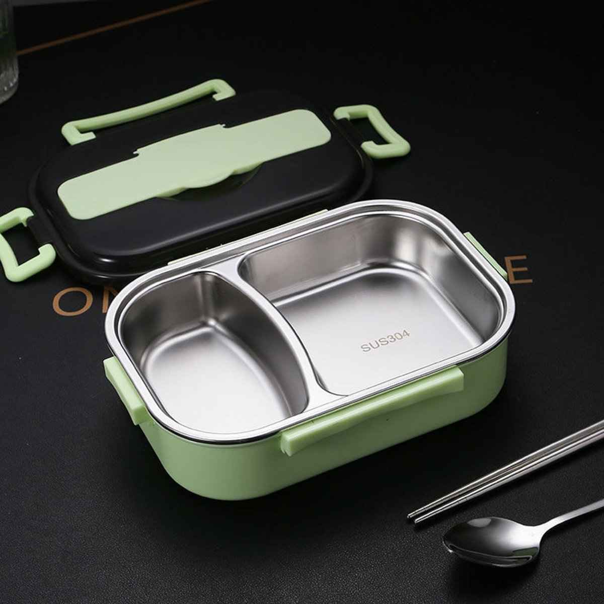 Lunch Box Set – Leakproof Bento with Utensils and Thermos Bag