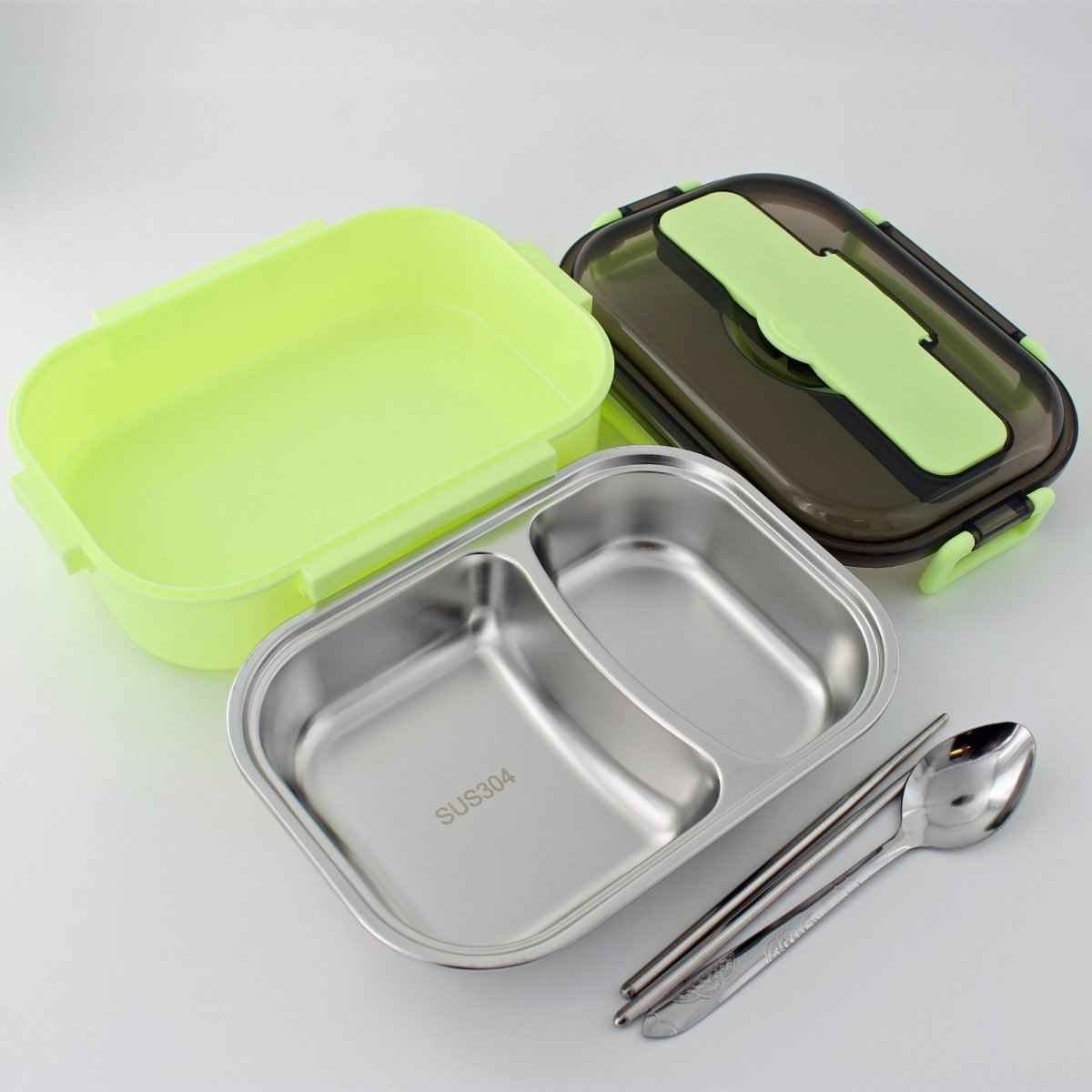 Lunch Box Set – Leakproof Bento with Utensils and Thermos Bag